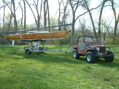 Wyoming Willys Wabbit towing vehicle